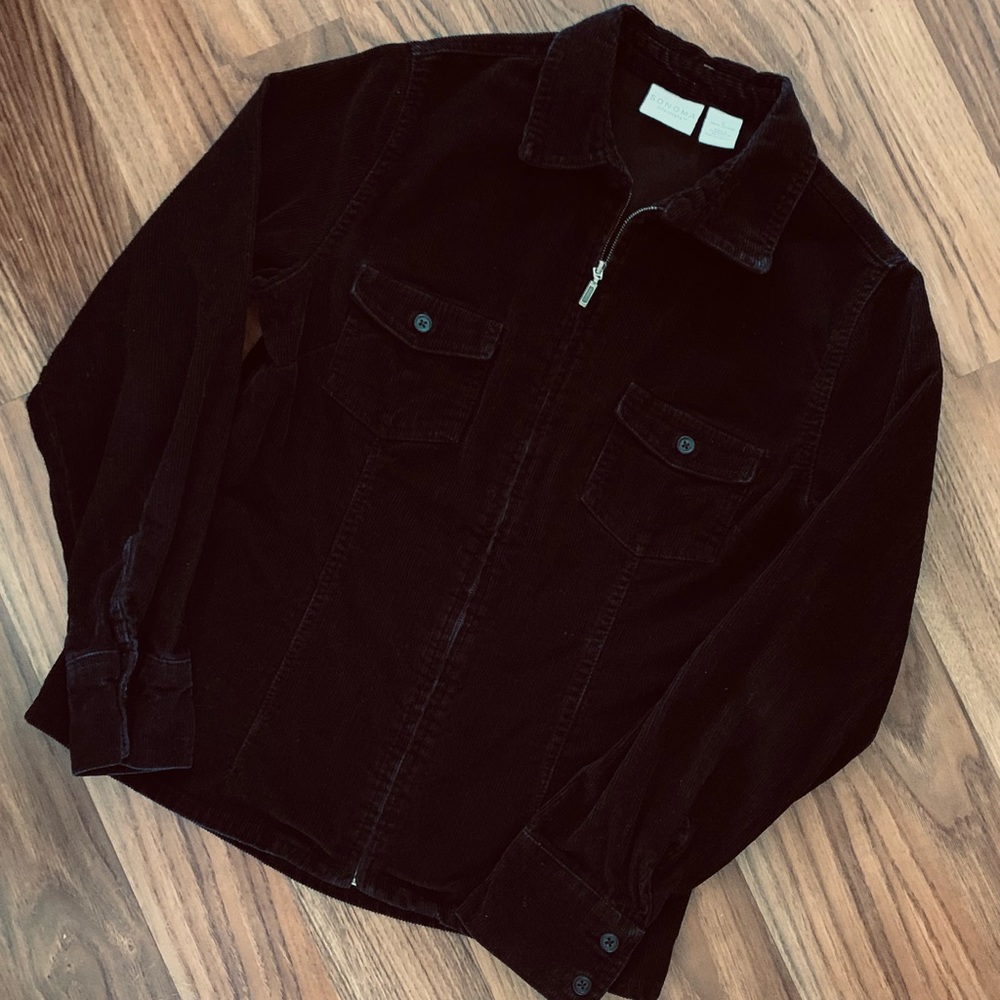 BLACK CORDUROY JACKET